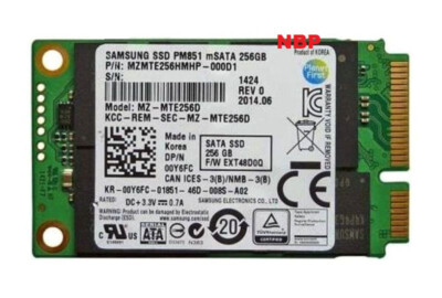 Genuine Dell / Samsung 256GB PM851 mSATA SSD Drive MZMTE256HMHP