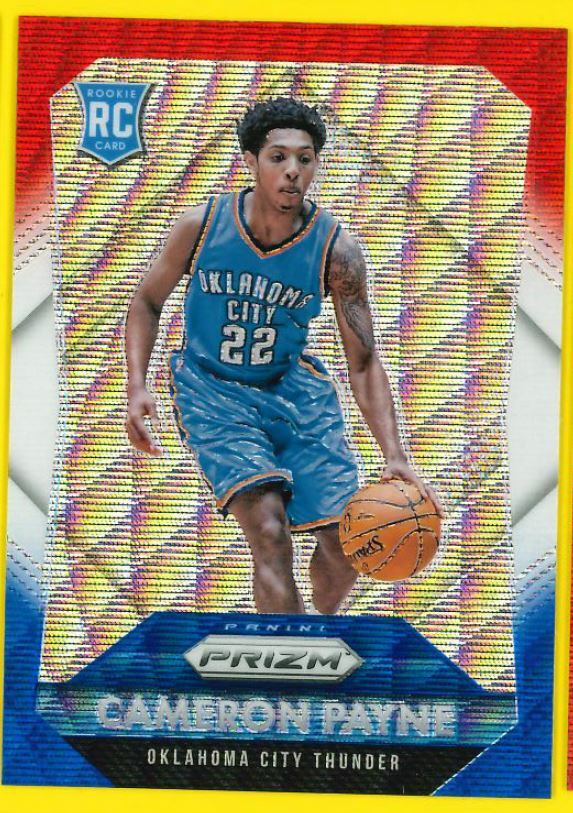 2015-16 Panini Prizm Red/White/Blue RC #312 Cameron Payne (Suns)