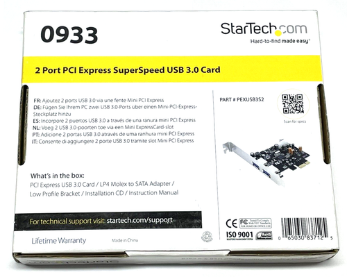 StarTech PEXUSB352 2 Port PCI Express PCIe SuperSpeed USB 3.0 Karten Adapter Neu - Bild 2 von 5