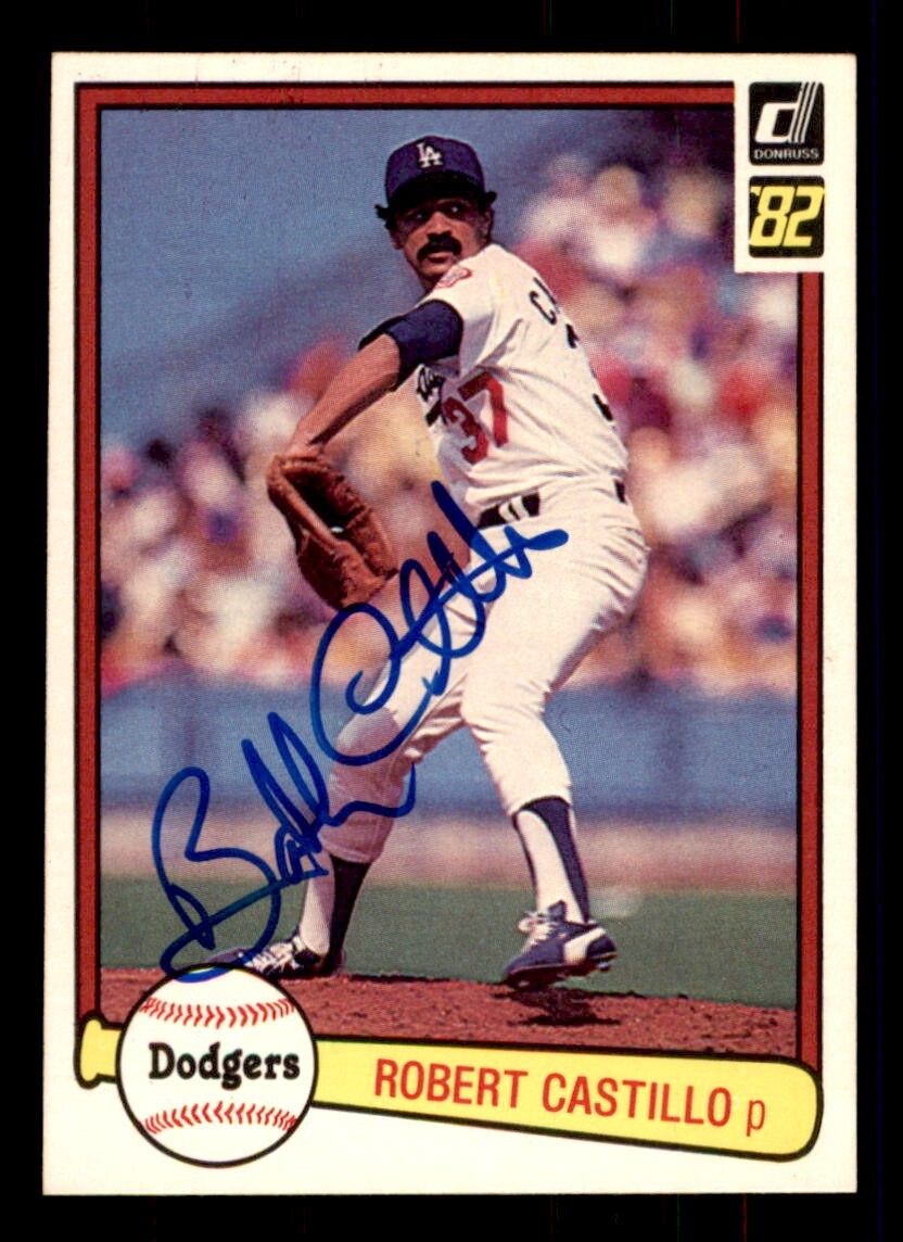1982 Donruss Baseball #236 Robert Castillo Signed Autograph (no COA)