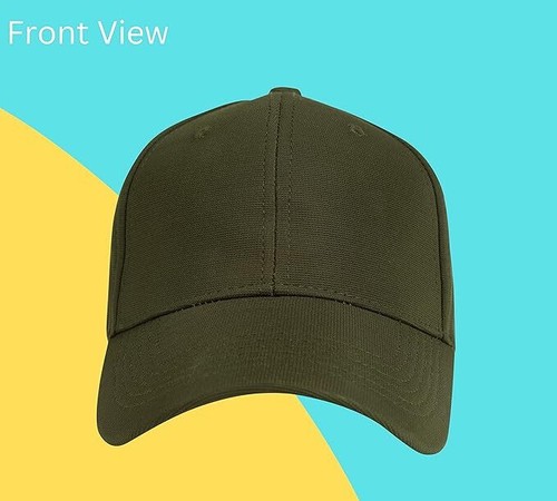 Aavjo Men's Polyester Baseball Cap Pack Of 1 Sports Use ASH GREY BLACK BEIGE - Picture 51 of 58