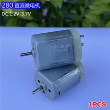 FK-280PA DC1.2V 2.4V 3V 3.7V High Speed Mini 24mm Electric Motor RC Toy Slot Car