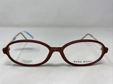 Nina Ricci France NR 2480 COL.4419 50-15-135 Burgundy Eyeglasses Frame NQ14