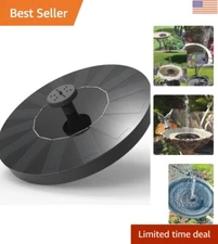 Outdoor Solar Fountain with 4 Nozzles - Eco-Friendly Bird Bath Pump Solution