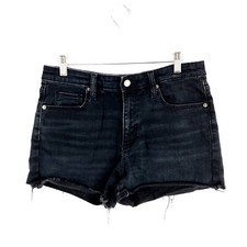 Universal Thread 12/31R Dark Blue High Rise Midi Denim Shorts 32" Waist 3" Insea