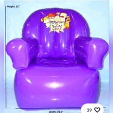 Vintage 1999 The Rugrats Movie Inflatable Chair New in Package Rare