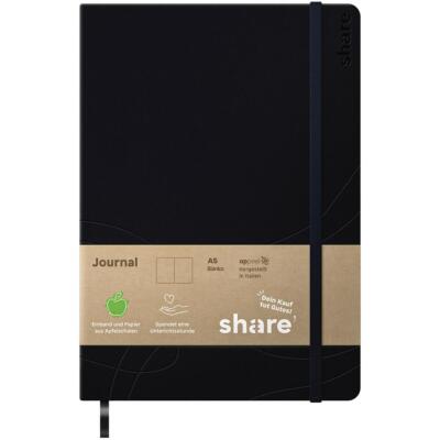 share Journal Y-07-07-11 A5 dotted anthrazit