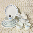 Vintage Corelle Snowflake Blue Dinnerware - by the piece