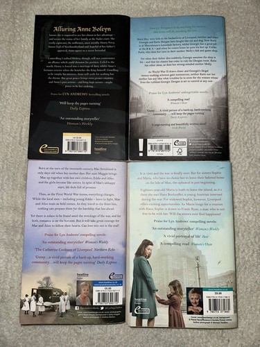 Lyn Andrews Book Bundle X 4, Classical, Drama, Womens Fiction, Love, (56) - Imagen 5 de 6