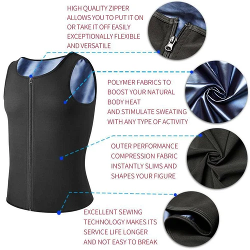 Fajas Para Adelgazar Reductoras Abdomen Faja De Ejercicio Para Mujer y Hombre D - Picture 9 of 22