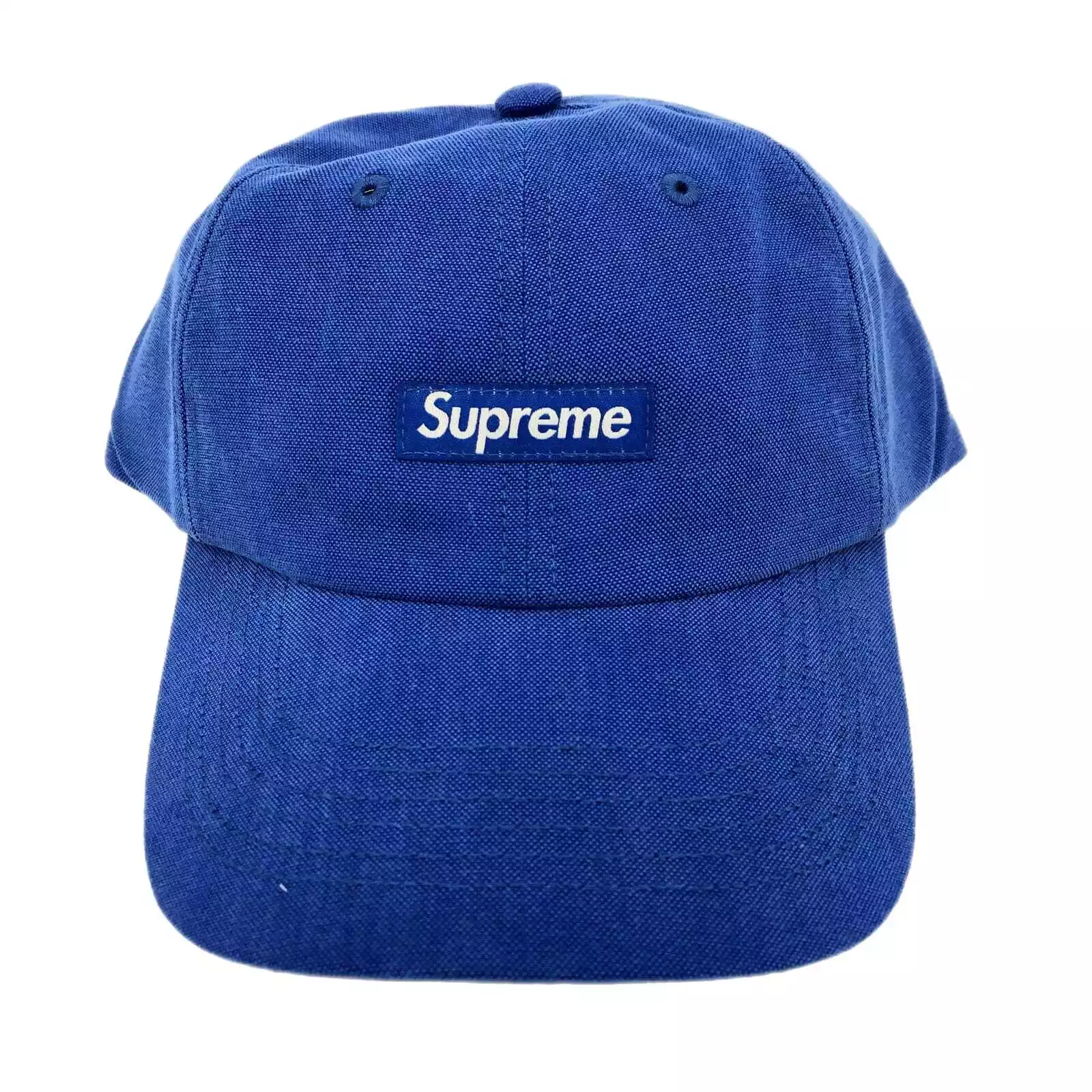 Casquette de baseball logo bleu et blanc Supreme   Neuf avec étiquettes