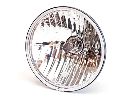 Projecteur avant 7" en verre haute transparence pour Jeep CJ6