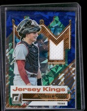 #JK-MM Malcolm Moore 2025 Donruss Jersey Kings Blue Ice Texas Rangers