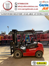 2020 Manitou MI25D Diesel Forklift Triple Mast Counterbalance Forklift Truck