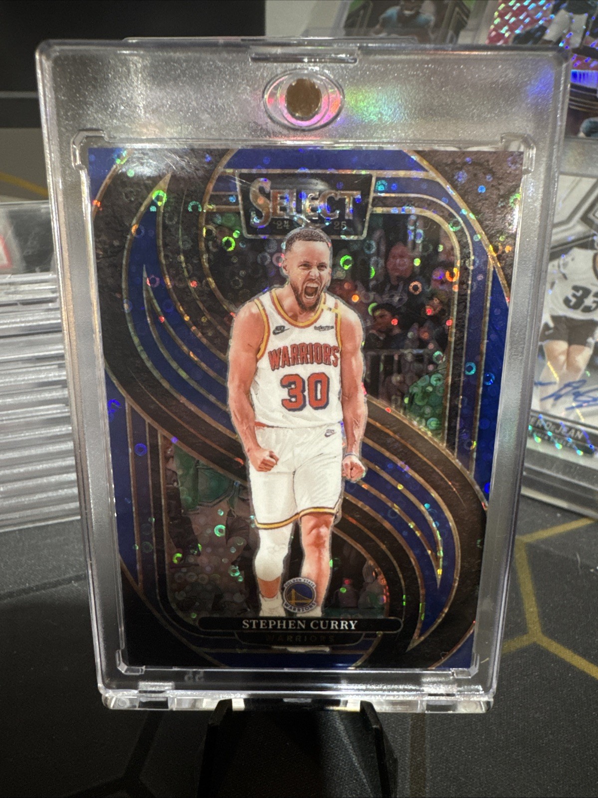 2024 Select Stephen Curry /25 Premier Blue Disco Warriors
