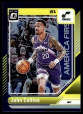 John Collins 2024-25 Donruss Optic #72 Jazz Insert ? SEE SCAN! FREE SHIP