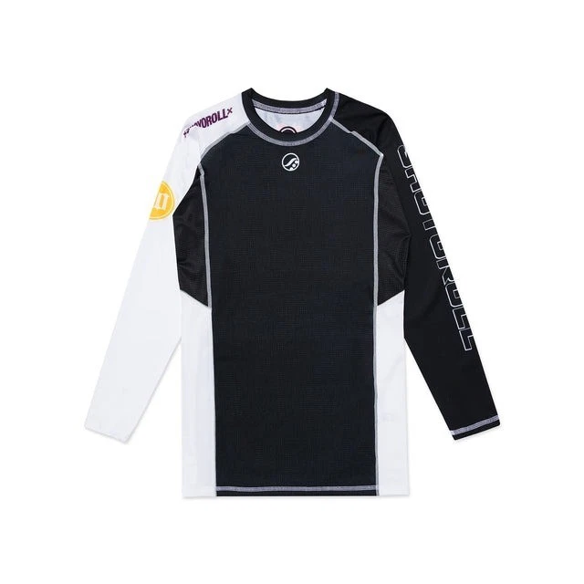 Protector contra erupciones Shoyoroll Comp Standard 25,3 PW clasificado LS (blanco) y corto Bjj No Gi Foto 2 de 4