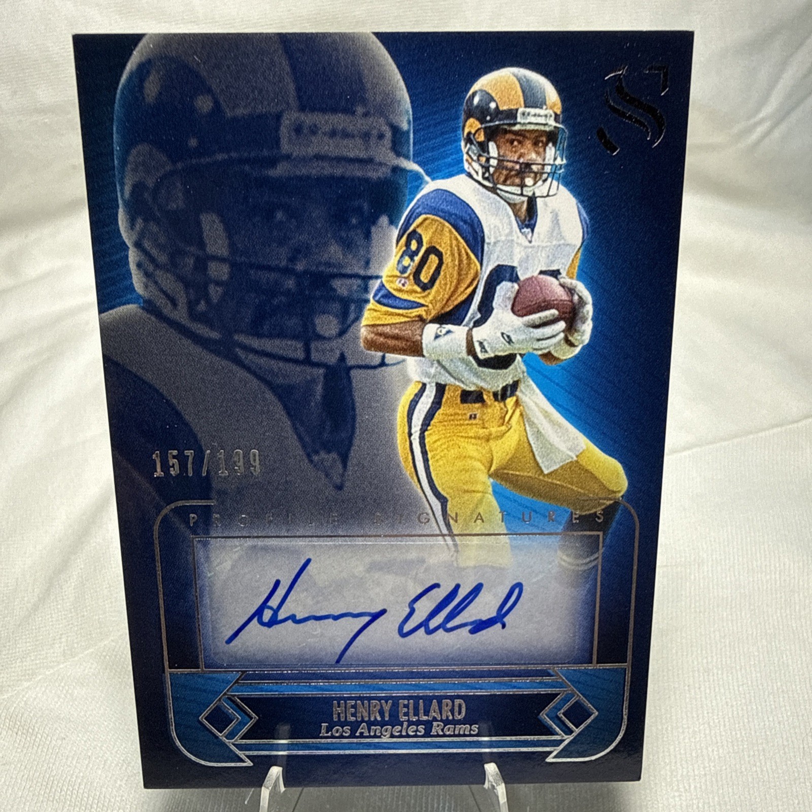 2025 Panini Silhouette Auto Rams Henry Ellard 197/199