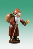 Holzfigur Weihnachtsfigur Weihnachtsmann Natur HöHe Ca 6,5 Cm NEU Erzgebirge