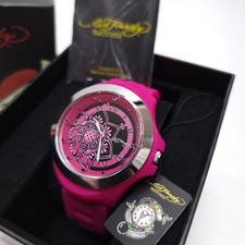 Las mejores ofertas en Caja de acero inoxidable Ed Hardy Redondo