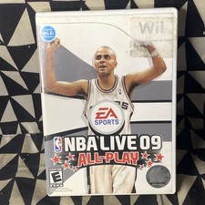 NBA Live 09 All-Play - Nintendo Wii - Complete With Manual