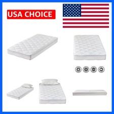 RV Bunk Mattress Topper for Narrow Twin Bed 30x75 Fluffy Matress Cover Quil...