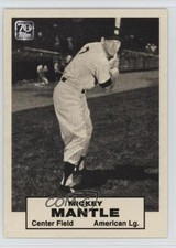 2021 X Collection Mickey Mantle 1961 Topps Dice Game #26 HOF 13kt