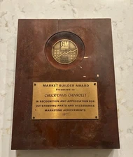 1977 Chevrolet GM Parts Service Award