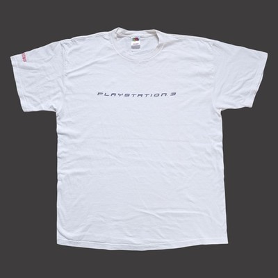 PlayStation 3 Game Stop Promo Y2k Vintage T-Shirt Gr. XL White Fruit Heavy 
