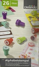 Crelando Alphabetstempel-Set -26 Teilig  - NEU / OVP