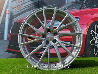 4x R21 Inch 5x112 Haxer Hx06f Style Silver Half Matt Wheels: Fits Für X6 G05 G07