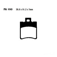 Bremsbelag BremsbeläGe EBC SFAC193 Vorne FüR Aprilia SR 50 AC WWW Bj. 1997-2002