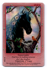 FOIL-PS1/4 GENEROSITY Bella Sara Toys R Us "Ancient Lights" Value Box Promo Card