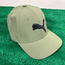New PUMA Stretch Fit Adult Hat Size L/XL Light Green/ Black NWT