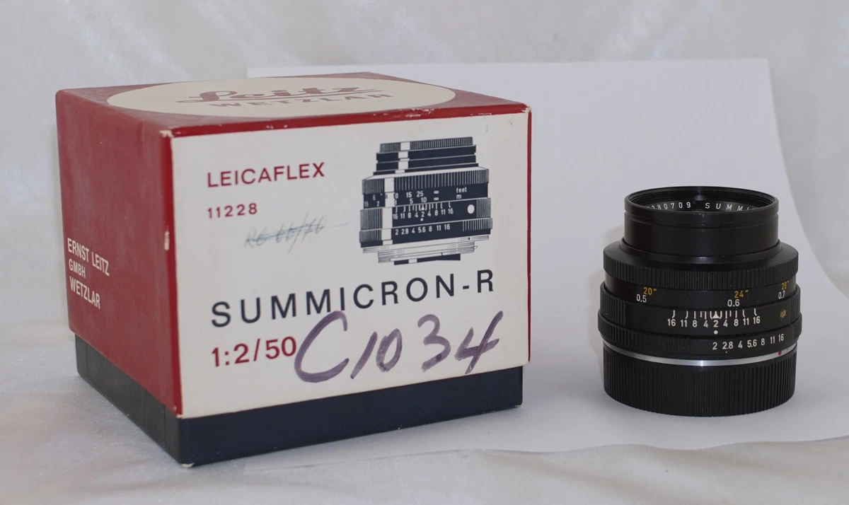 Leica SUMMICRON-R 50mm Focal Camera Lenses for sale | eBay