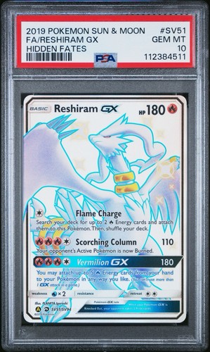 Reshiram-GX graded PSA 10 for sale on eBay