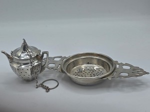 sterling tea infuser Lot Of 2