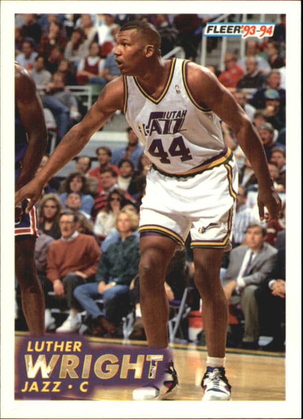 1993-94 Fleer #391 Luther Wright RC - BSK