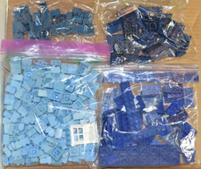 Mega Bloks - Bulk Lot - Almost 1 Pound - Blue s