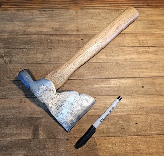 Vintage VAUGHAN Hatchet Hammer • Woodworking Tools Carpentry ☆USA
