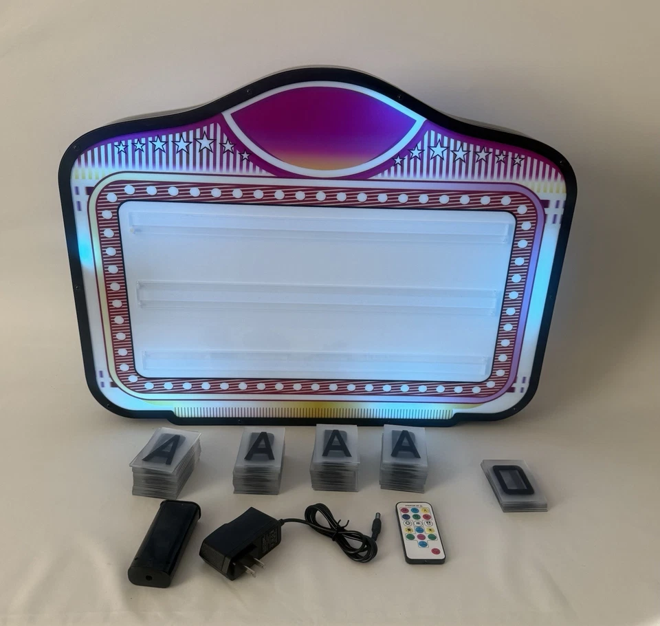 LED Handheld Bottle Service Display Sign Letter Bottle Presenter Bottle Service - Image 2 of 4