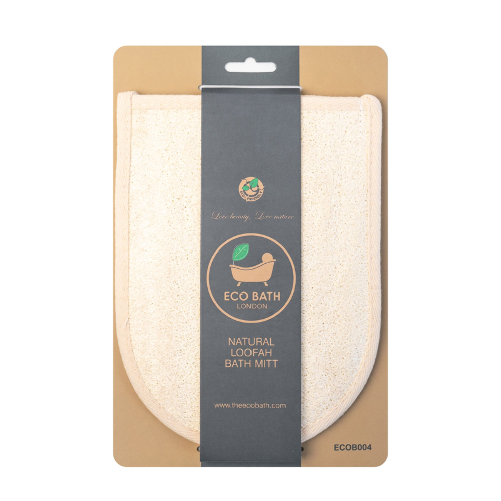 Eco Bath Natural Loofah Mitt Exfoliating Body