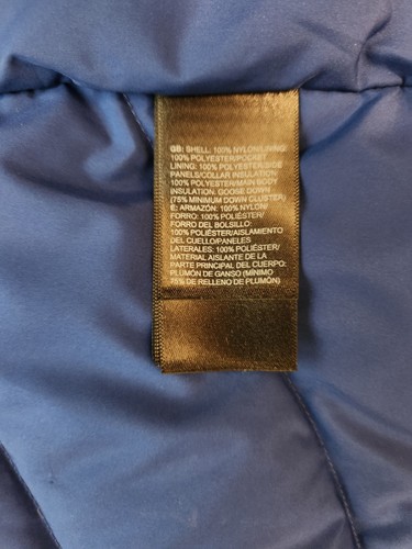 The North Face taglia XL piumino d'oca 550 aconcagua gilet imbottito blu ombroso - Foto 6 di 6