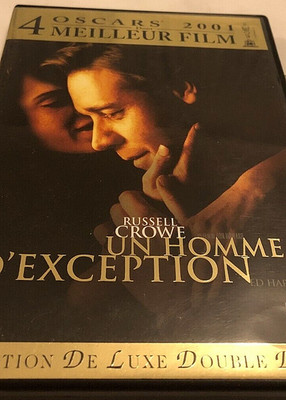 2 ORIGINAL DVD ''A BEAUTIFUL MIND'' (USA 2001), 4 OSCARS, französische Auflage!