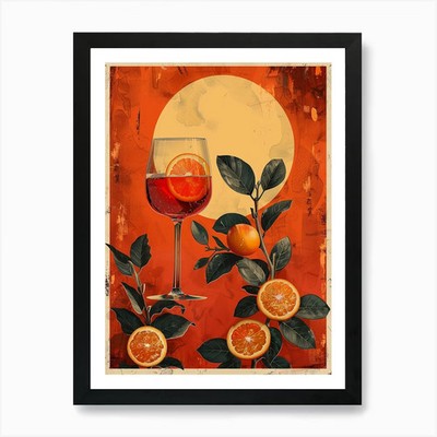 Aperol Spritz Art Print 287 Art Pri Framed Wall Art Poster Canvas Print Picture
