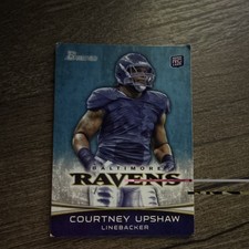 Topps 2012 Bowman Courtney Upshaw Baltimore Ravens #134 Rookie NFL Football Card. rookie card picture