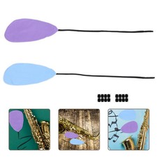 Musical Instrument Cleaning Kit for Sax Clarinet with Silicone Mouthpiece Covers
