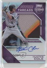 2016 Panini Elite Extra Edition Purple 9/25 Hunter Cole #FTSA-HC Auto 0a4v