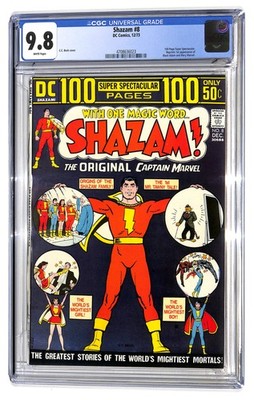 DC 100pg Super Spectacular Shazam #8 CGC 9.8 1st App Black Adam 1973 (MS)