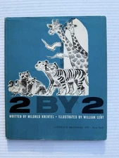 Rare 1961 2 By 2 Mildred Krentel Noahs Ark Genesis 6-8 Biblical William Lent